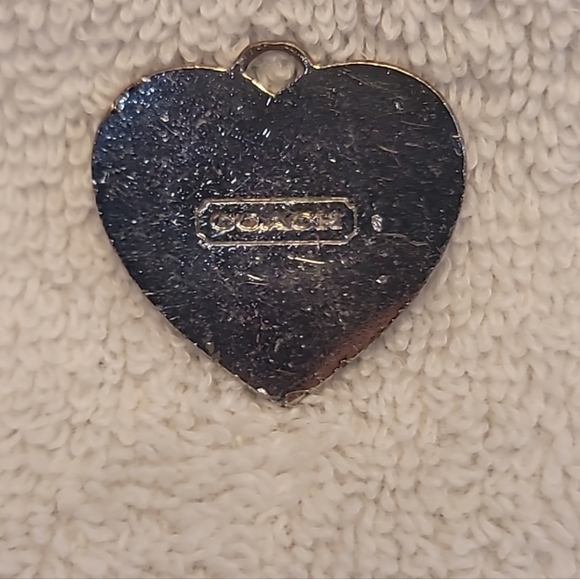 Coach Heart Keychain FOB - Picture 2 of 4